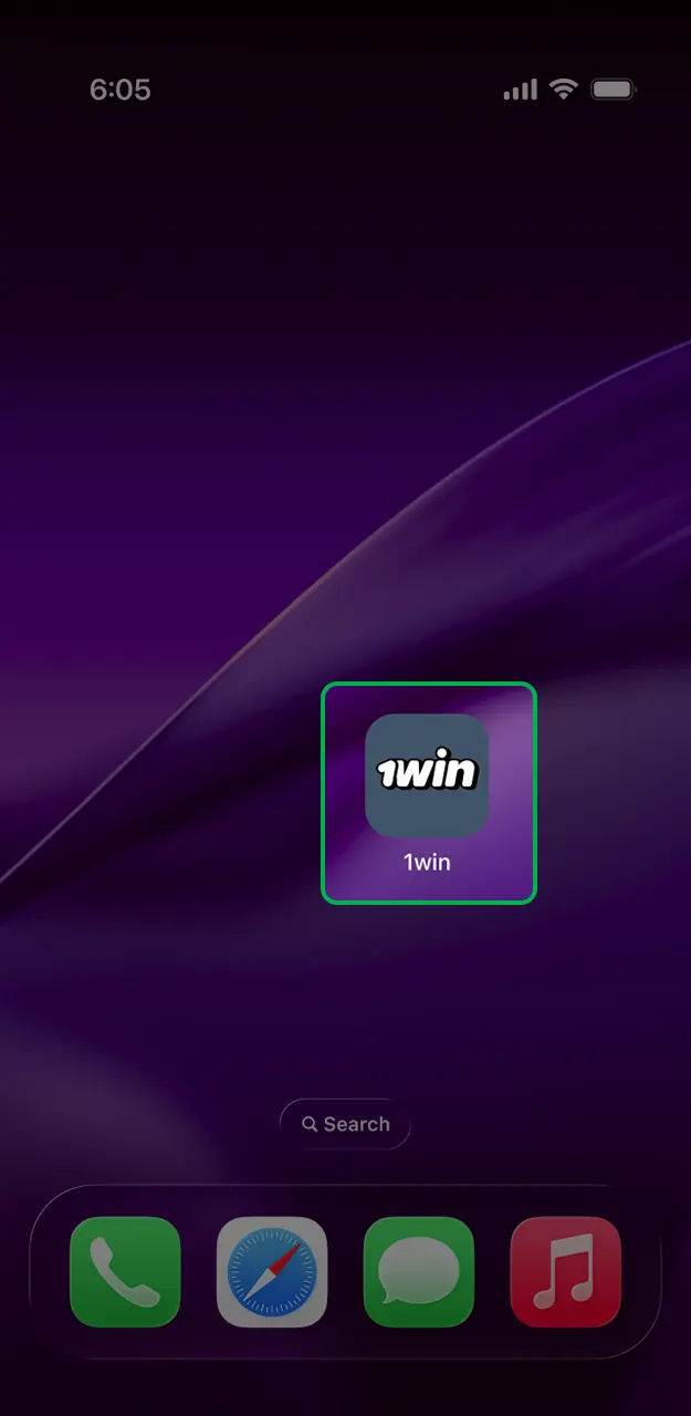 Open the 1Win app on iOS and enjoy online betting today.