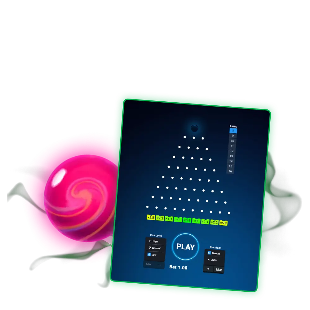 Play the exciting 1Win Plinko game and win instant cash prizes.