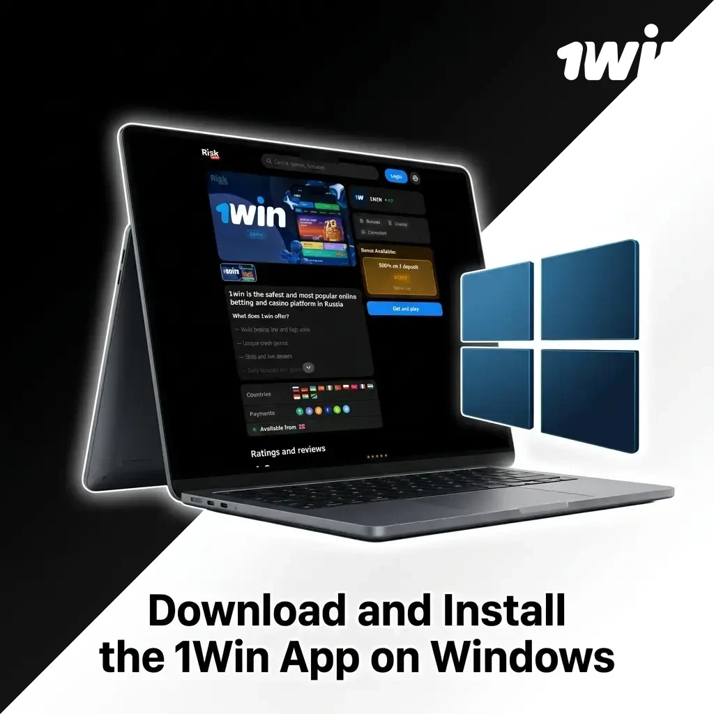 1Win app download and install guide for Windows 7, 8, 10, and 11 with step-by-step setup instructions